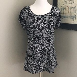 ❎DONATED❎ Suzie Ruched Sleeve Floral Top